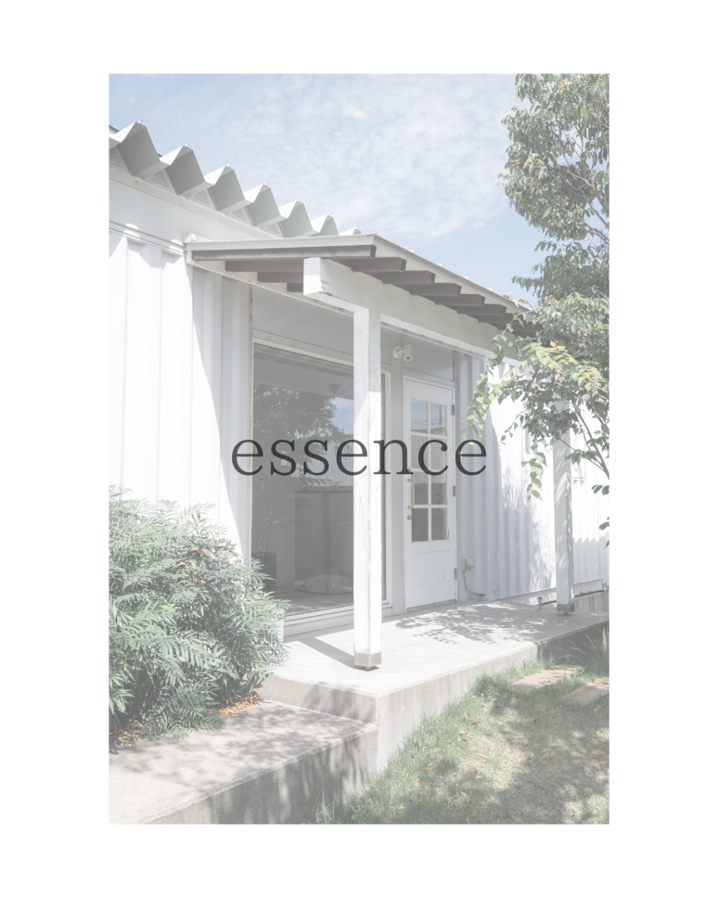 “丁寧とリラックス”が叶うプライベートサロンessence。 周りの目を気にせず自分だけの贅沢な時間をお過ごしただけます。 全ての工程を一人のスタイリストが行うことで、 ゆったりと寛ぎ、お悩みもお気軽に相談しながら、また、移動せず背術をお受けいただきます。